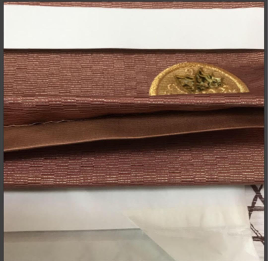 小紋 銀通し 全体柄 黒鳶色 正絹 反物.015t81 黒地蔦文様小紋着物